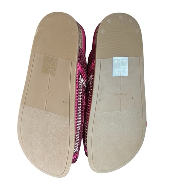 Dolce Vita Ralli Wedge Sandal Multi Knit Pink NEW Sandal - Picture 4 of 8